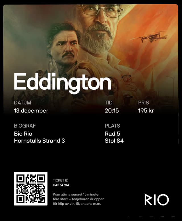 Eddington ticket