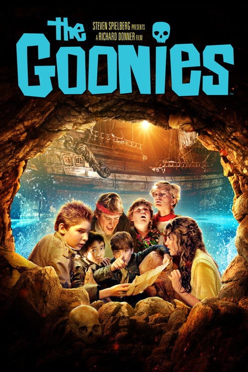 Filmaffisch for The Goonies - Dödskallegänget