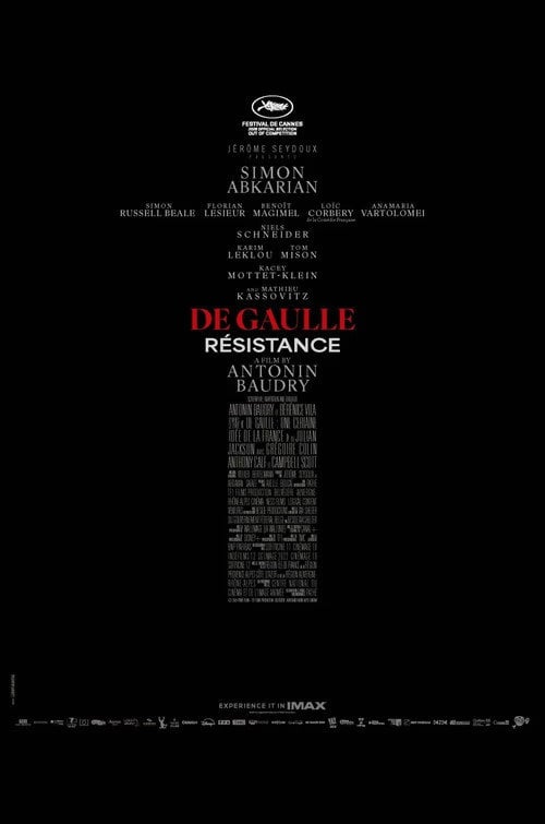 Filmaffisch for De Gaulle: Motståndets pris